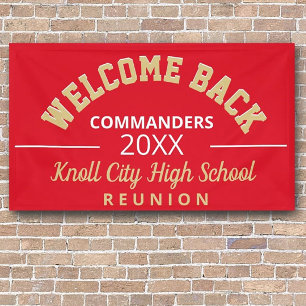 Willkommen in den Schulfarben! Wiedersehen-Banner Banner