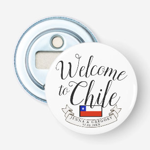 Willkommen in der Chile HOCHZEIT IN URLAUBSORT Flaschenöffner