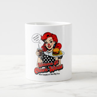 Willkommen in der Clown-Welt-Spezialtasse Jumbo-Tasse