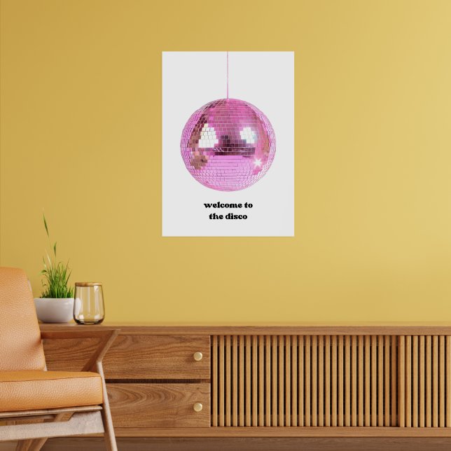 Willkommen in der Diskothek Poster (Wohnzimmer 2)
