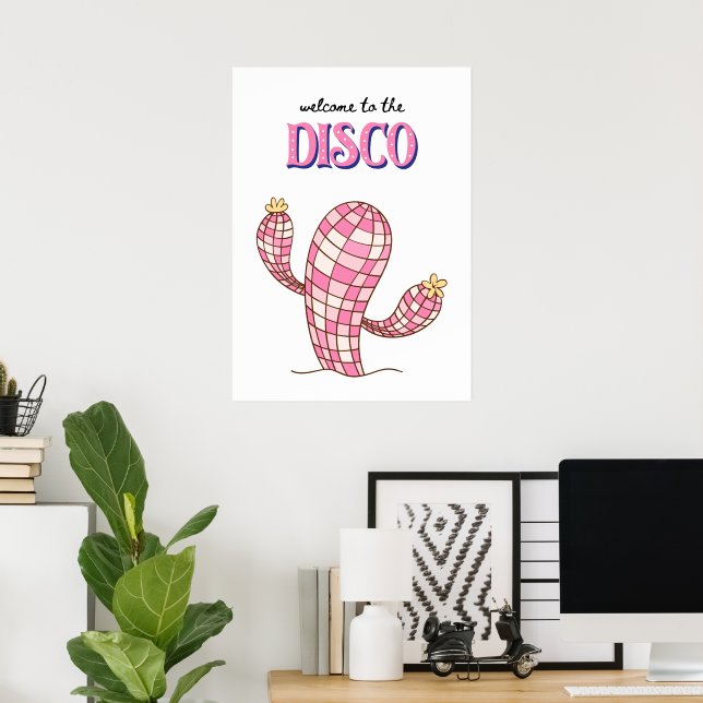 Willkommen in der Diskothek Poster (Heimbüro)