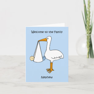 Willkommen in der Familie Nephew Karte