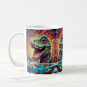 Willkommen in der magischen Welt der Dino Delights Kaffeetasse
