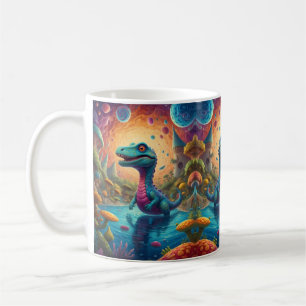 Willkommen in der magischen Welt der Dino Delights Kaffeetasse