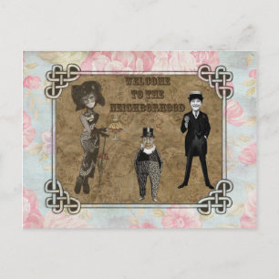 Willkommen in der Nachbarschaft Postkarte