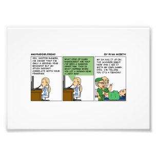 Willkommen in der Radiologie Fotodruck