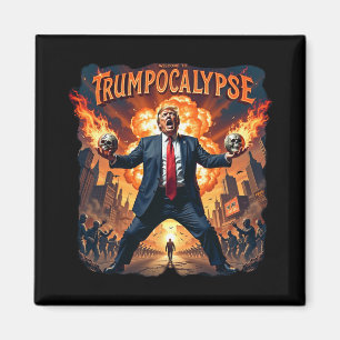Willkommen in der Trump-okalypse Lustiger Donald T Magnet
