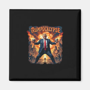 Willkommen in der Trump-okalypse Lustiger Donald T Magnet