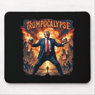Willkommen in der Trump-okalypse Lustiger Donald T Mousepad