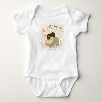 Willkommen in der Welt - Familienliebe für Neugebo Baby Strampler