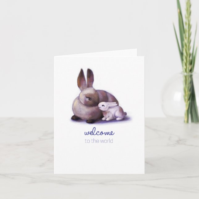 Willkommen in der Welt Karte (Vorderseite)