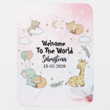 Willkommen in der Welt Sebastian Babydecke