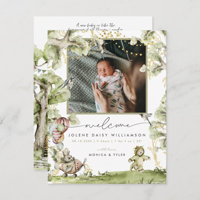 Willkommen in der Welt | Waldelzirkus Birth (Vorne/Hinten)