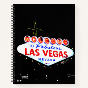 Willkommen in Fabuous Las Vegas Nevada Sin City Notizbuch