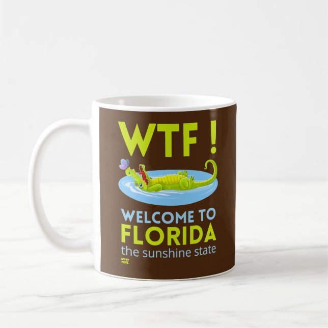 "WILLKOMMEN IN FLORIDA" lustig     Kaffeetasse (Links)