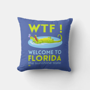 "WILLKOMMEN IN FLORIDA" lustig Kissen