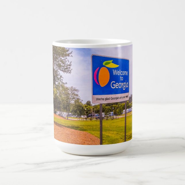 Willkommen in Georgien Kaffeetasse (Mittel)