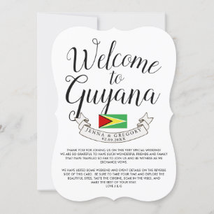 Willkommen in Guyana   Zielort Hochzeitsbrauch Einladung