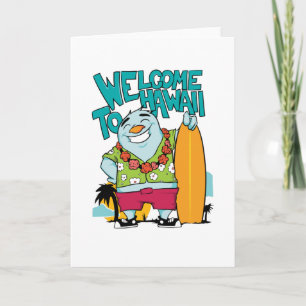 Willkommen in Hawaii Karte