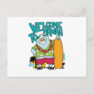 Willkommen in Hawaii Postkarte