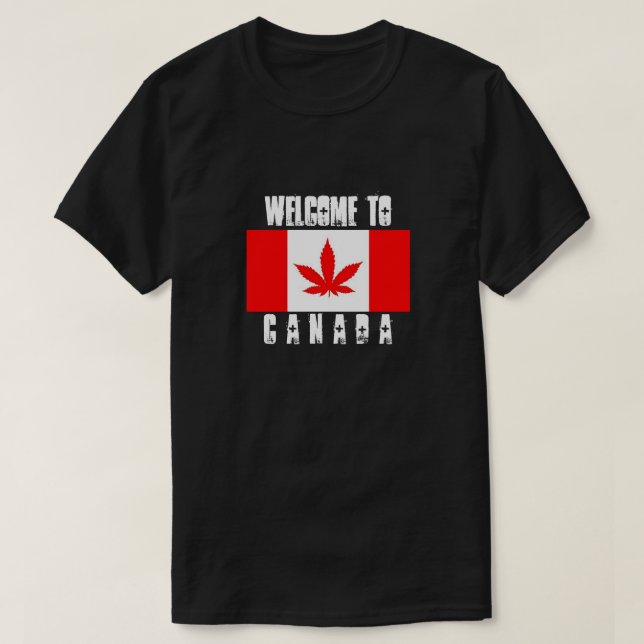 WILLKOMMEN IN KANADA T-Shirt (Design vorne)