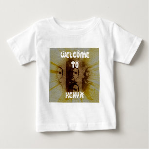 Willkommen in Kenia mit Obama Collage Baby T-shirt