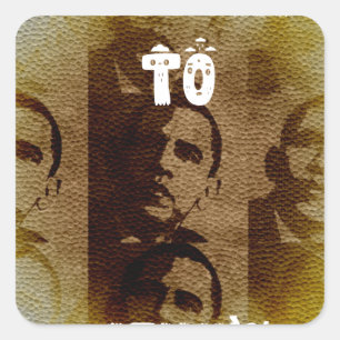 Willkommen in Kenia Quadratischer Aufkleber