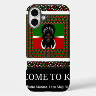 Willkommen in Kenya Hakuna Matata iPhone 16 Plus Hülle