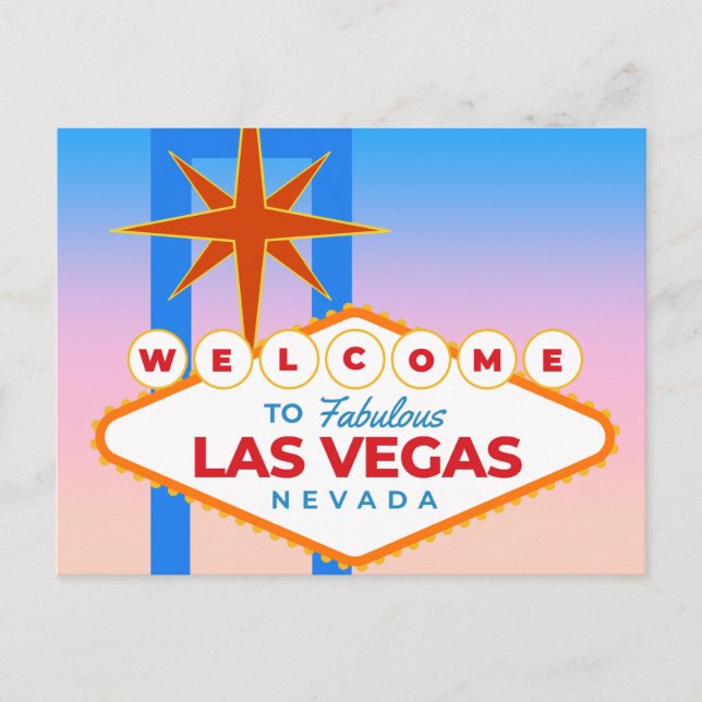 Willkommen in Las Vegas 3 Postkarte (Vorderseite)