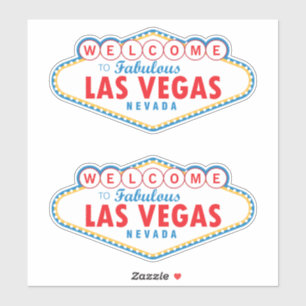 Willkommen in Las Vegas Aufkleber