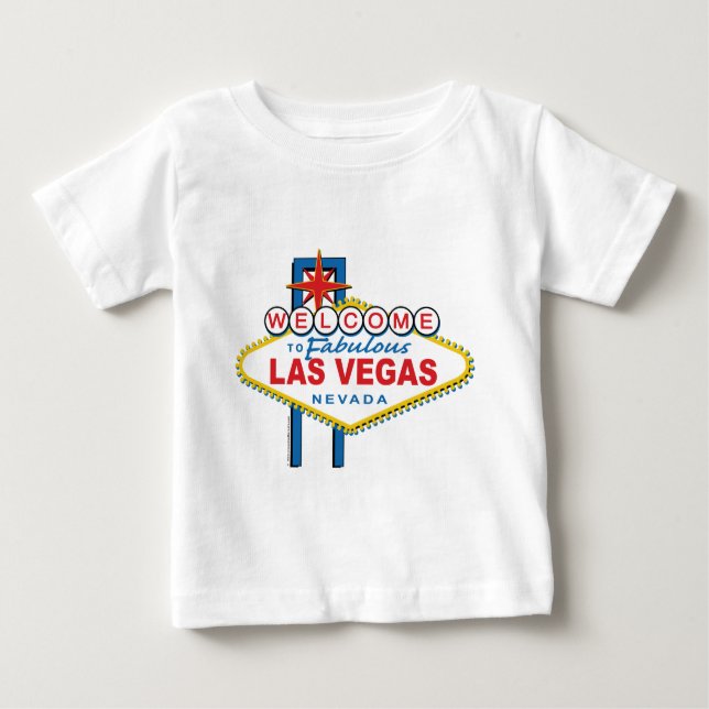 Willkommen in Las-Vegas Baby T-shirt (Vorderseite)
