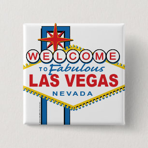 Willkommen in Las-Vegas Button