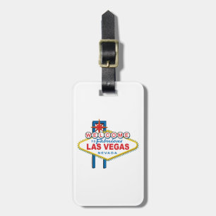 Willkommen in Las-Vegas Gepäckanhänger
