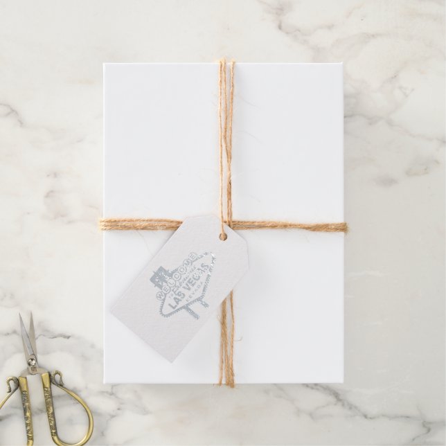 Willkommen in Las Vegas Geschenkanhänger (Mit Schnur)