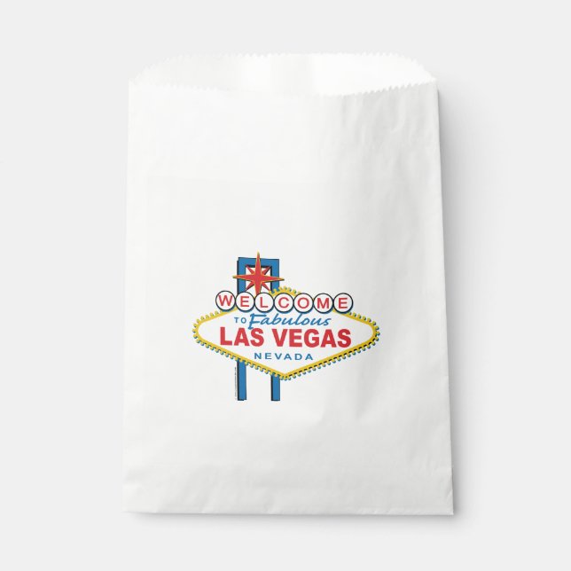 Willkommen in Las-Vegas Geschenktütchen (Vorderseite)