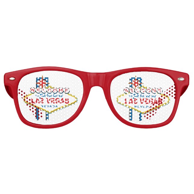 Willkommen in Las-Vegas Partybrille (Vorderseite)