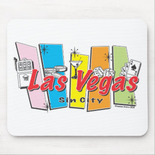 Willkommen in Las-Vegas Sin City Mousepad