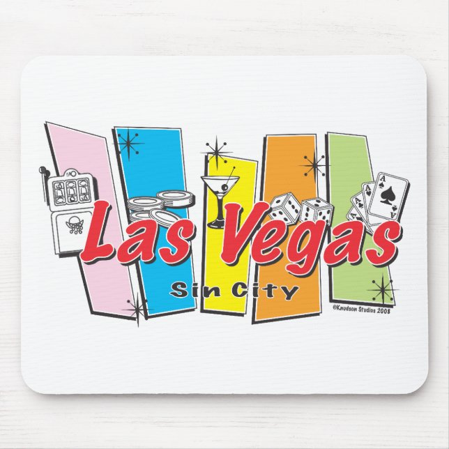 Willkommen in Las-Vegas Sin City Mousepad (Vorne)