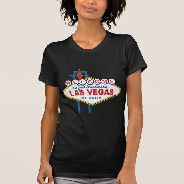 Willkommen in Las-Vegas T-Shirt (Vorderseite)