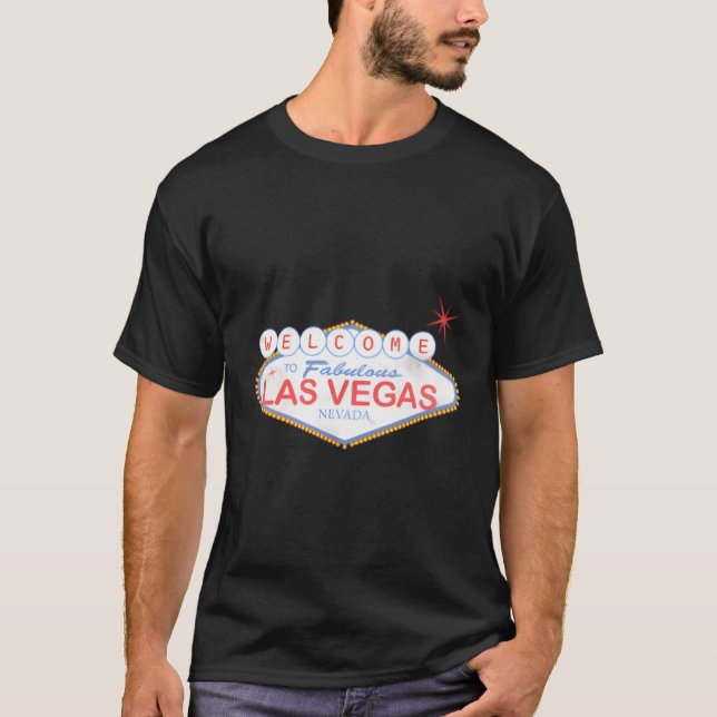Willkommen in Las Vegas Unterkunft T-Shirt (Vorderseite)