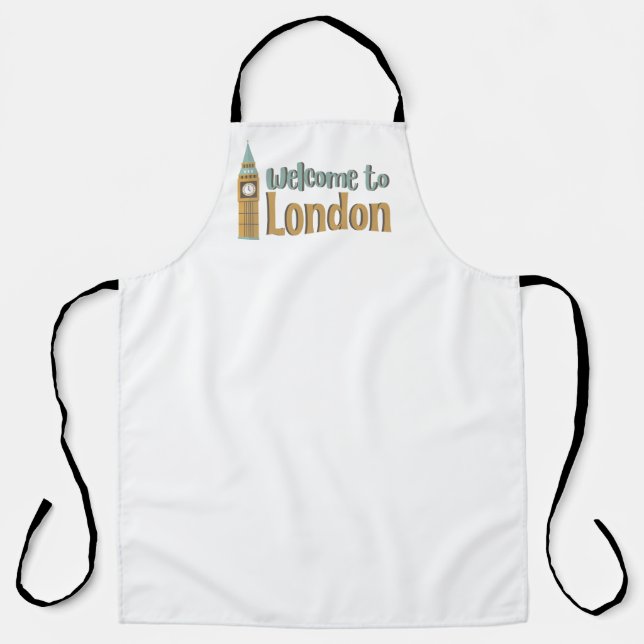 WILLKOMMEN IN LONDON SCHÜRZE (Vorderseite)