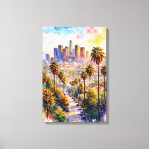 Willkommen in Los Angeles  Leinwanddruck