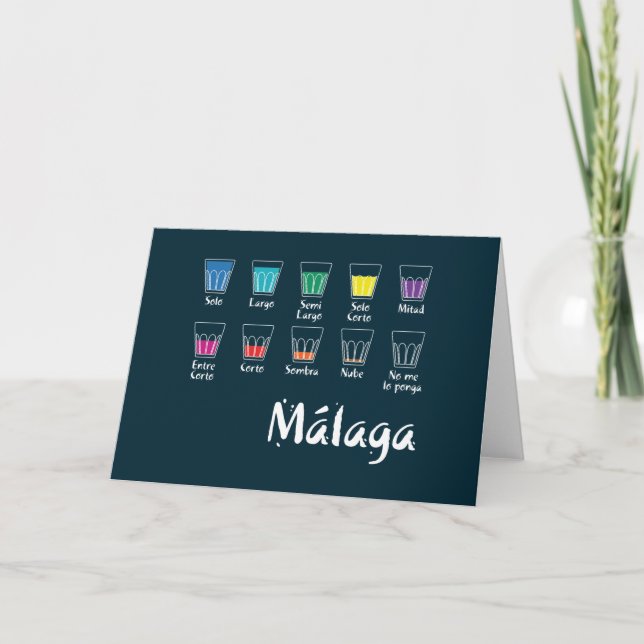 Willkommen in Malaga 1: El Café Einladung (Vorderseite)