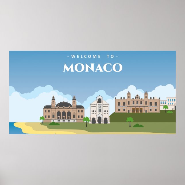 Willkommen in Manaco Poster (Vorne)