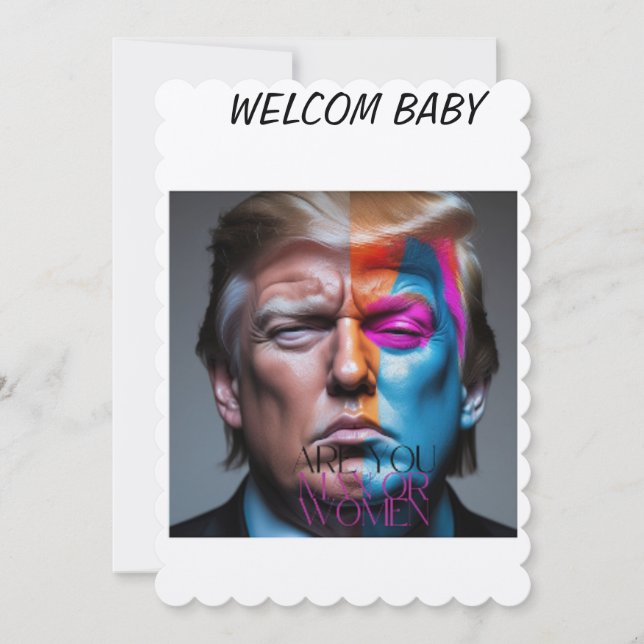 WILLKOMMEN IN MEINEM HAUS EINLADUNG (Vorderseite)