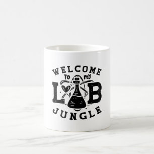 Willkommen in meinem Labrador Jungle Tech Laborsci Kaffeetasse