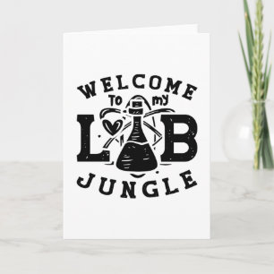Willkommen in meinem Labrador Jungle Tech Laborsci Karte