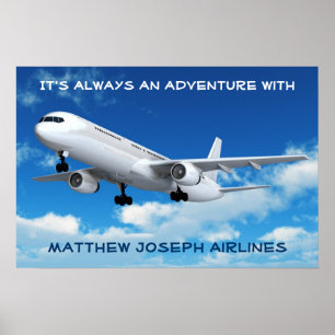 Willkommen in meinem Zimmer! (Flugzeug) Poster