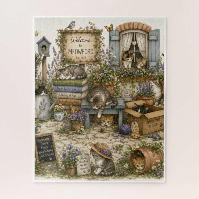 Willkommen in Meowford Puzzle (Vertikal)