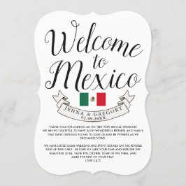 Willkommen in Mexiko | HOCHZEIT IN URLAUBSORT Einladung